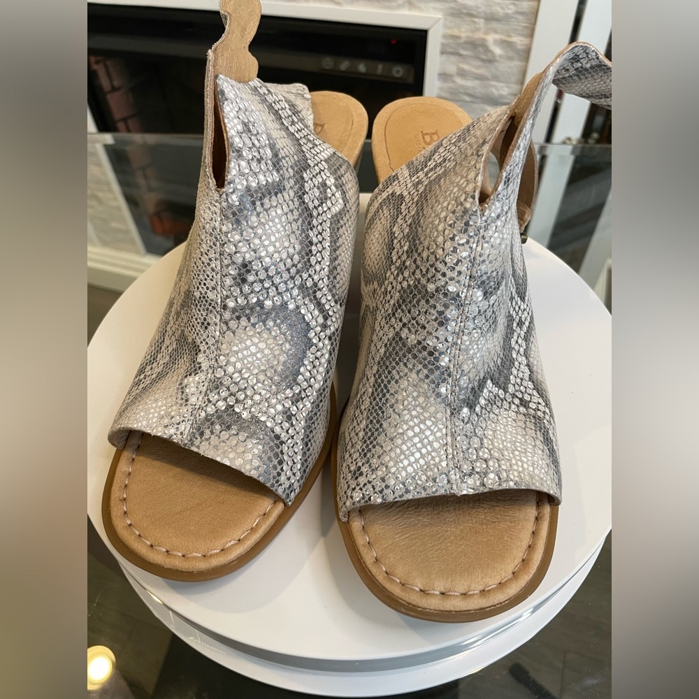 Snake Print Heel